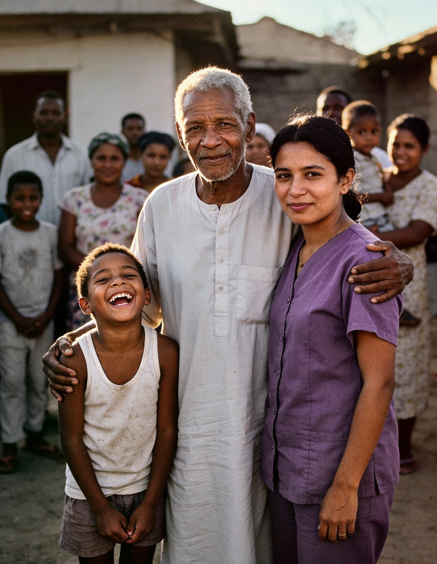 A joyful community group supported by local health workers